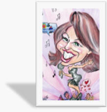 caricatures, seul ou en couple